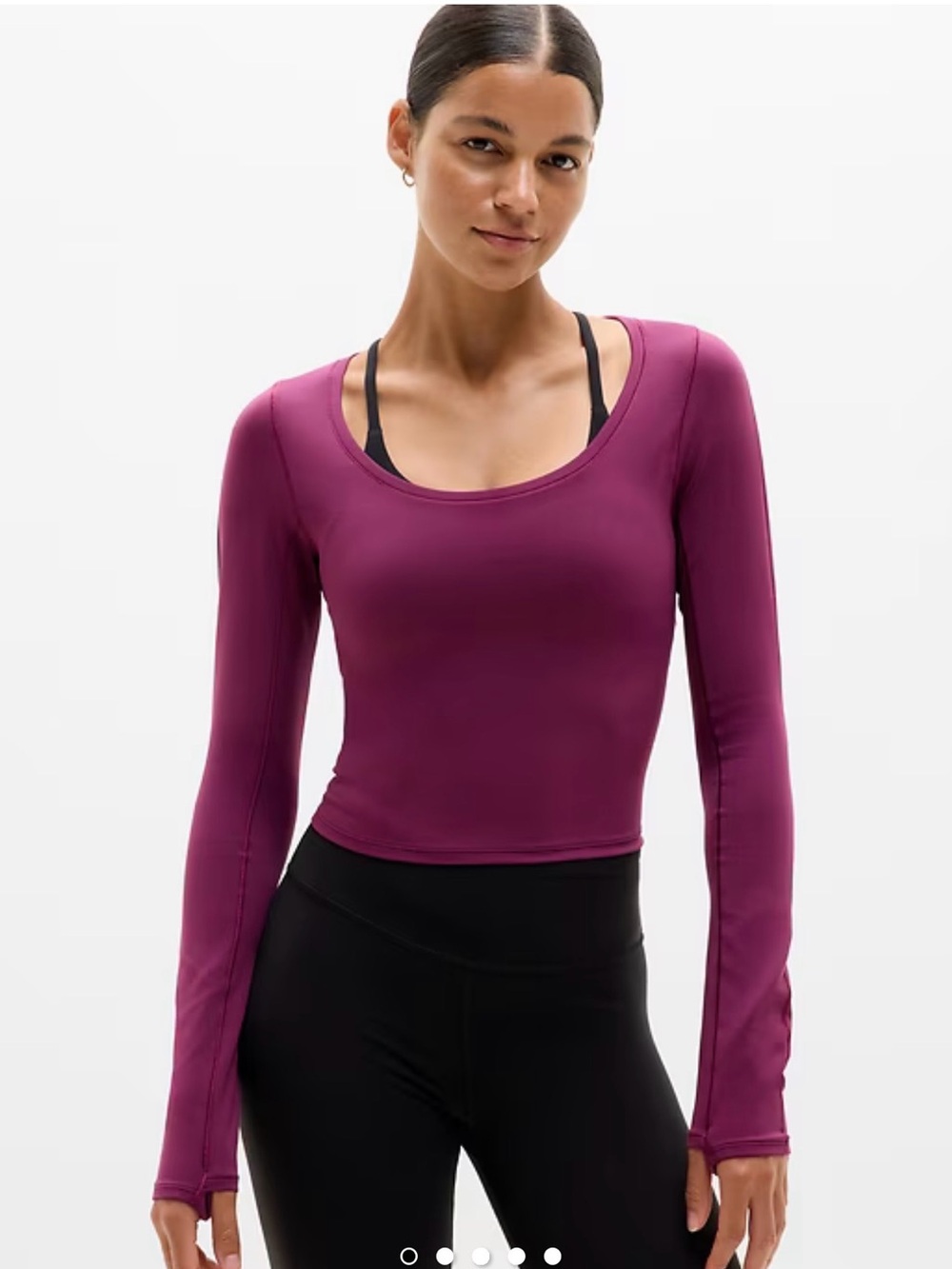 Athleta Purple Transcend Top